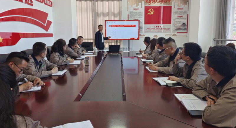 恪守&ldquo;六大紀(jì)律&rdquo; 筑牢思想根基&mdash;&mdash;集團(tuán)黨委委員、紀(jì)委書(shū)記赴朝物開(kāi)投公司黨支部講授專題黨課